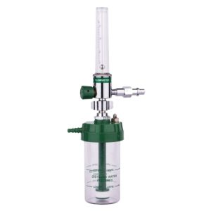 Medical Oxygen Flowmeter with Various Connector Types and Humidifier Bottle, 1-15L/min Flow Range, for Wall-Type Oxygen Therapy Systems