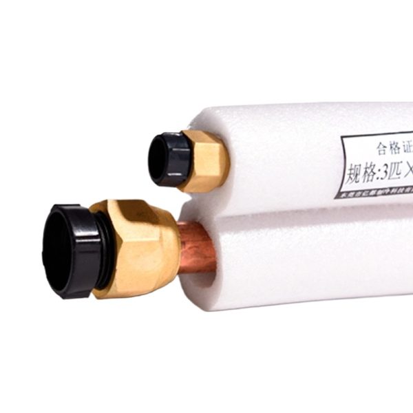 Copper Refrigeration Pipe Kit (9.52*0.6/15.88*0.7mm) for 3P AC Units, Standard Purple Copper Tube