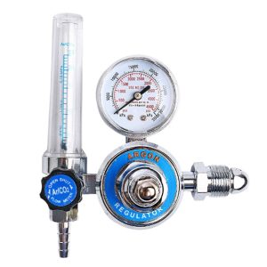 Argon CO2 Gas Pressure Reducer Regulator with Flow Meter (0-0.15 MPa) for MIG TIG Welding