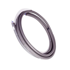 Copper Refrigeration Tube Insulation Kit with 6.35*0.6+9.52*0.6mm Copper Pipe for Universal HVAC Split Systems