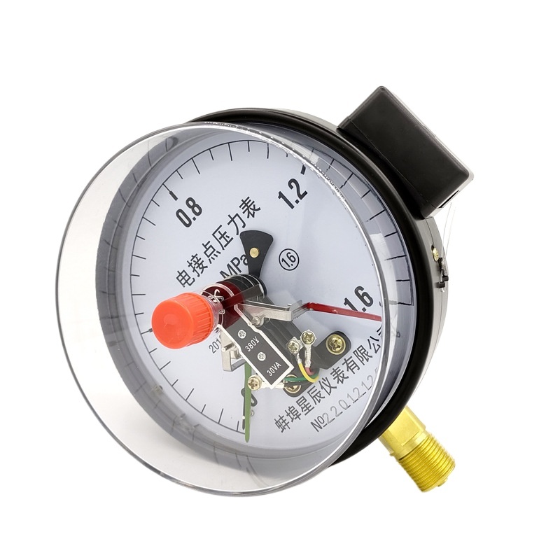 Magnetic Electric Contact Pressure Gauge YXC-150 Series (0-1.6MPa, 380V 30VA) for Water, Gas, Oil, Hydraulic Systems - Image 3