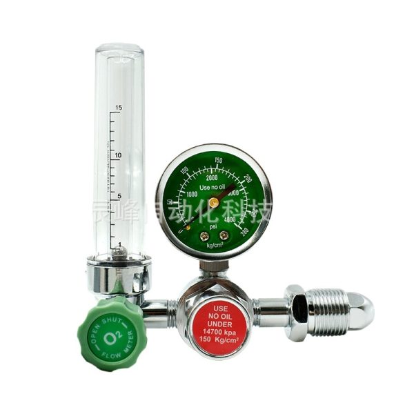 Medical Oxygen Pressure Regulator with Flow Meter (0-15 L/min, 0-250 PSI) for Oxygen Therapy YQY-750 - Image 2