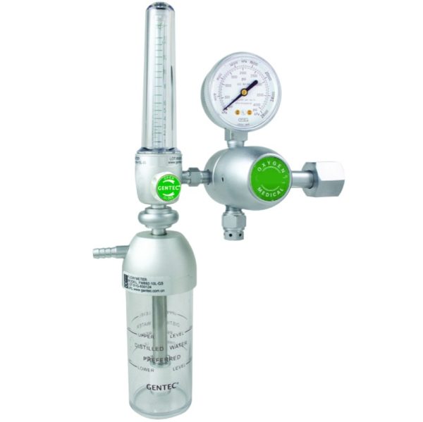 GENTEC Oxygen Flow Meter with Regulator for Medical O2 Tanks, 0-25 MPa, 1-15 L/min for ATOR-1 - 이미지 3