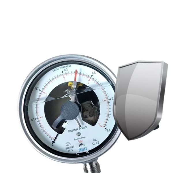 Original WIKA PGS23 Series Electric Contact Pressure Gauge Indicator (DIN G 1/2) for Industrial HVAC Systems - รูปภาพ 2