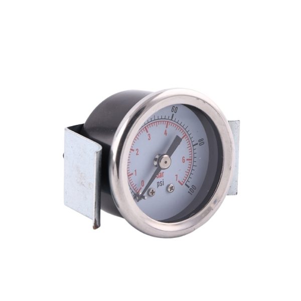 Axial Pressure Gauge with U-Clamp, 40mm Diameter, 0-7 Bar/100 PSI for HVAC Systems - Изображение 2