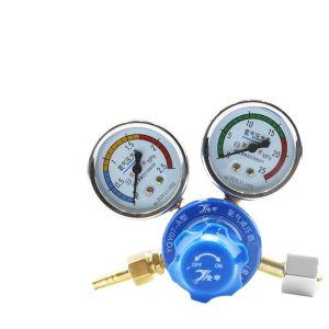 Flat Bottom Oxygen Pressure Reducer YQY07-A (0-15MPA, Alloy Body) for Gas Welding & Cutting Systems Replaces YQY07-A