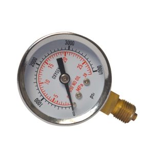 ZYB.CN Oxygen Pressure Gauge YO-40 (0-28 MPa, 0-4000 PSI, M10*1 Connection) for Special Gases