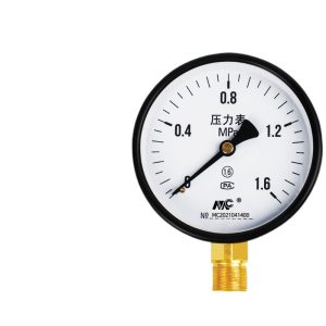 General Pressure Gauge Y100 (0-1.6MPa, 100mm Dial) for Water, Air, Oil Pressure Monitoring
