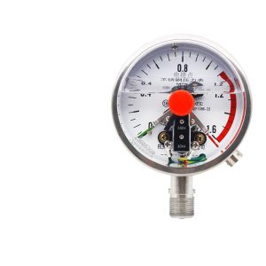 Analog Pressure Gauge YNXC100BF (DN100, 1.6 Class, Front Flange Mounting) for Water, Oil, Gas & Hydraulic Systems