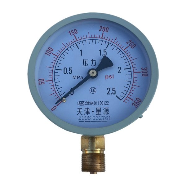 Tianjin Xingyuan Brand Y-100 Pressure Gauge (0-2.5 MPa / 0-350 psi) for Water, Air, Oil Pipes, Replaces 2998 032761 - Imagem 2