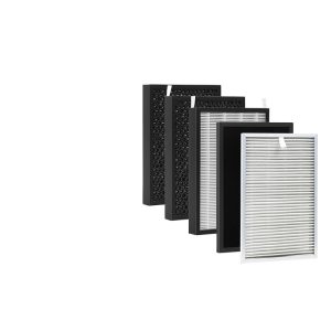 5-Pack HEPA Filter Set for Nuwave OxyPure Air Purifier, Compatible with Models 47001, 47002, 47003, 47004