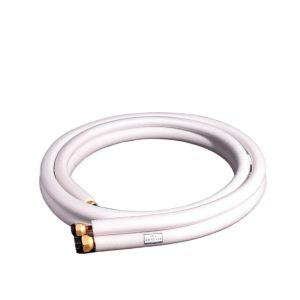 Pure Copper Refrigeration Tube (12.7mm OD x 0.6mm Wall, 19.05mm OD x 0.8mm Wall) with Thickened Insulation, for Central Air Conditioning Units, Replaces Standard HVAC Connection Lines