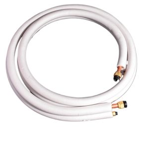 P-type Copper HVAC Connection Tube (6.35*0.6+15.88*0.6) for Cabinet Air Conditioner, compatible with Aucma and other universal AC systems