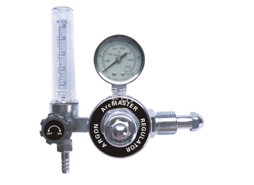 Multi-Gas Pressure Regulator with Dual Gauges (Acetylene/Oxygen) and G5/8 External Thread compatible with G5/8, W21.8-14, for Oxygen, Acetylene, Propane, Argon, CO2 applications - Image 2