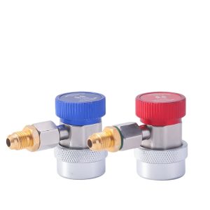 R134a AC Refrigerant Quick Coupler Adapters for Automotive HVAC Systems, R134a HVAC Adapters