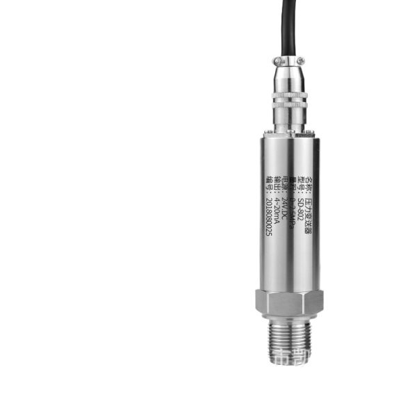 Diffused Silicon Pressure Transmitter (0-2.5MPa 4-20mA 24VDC, Model SD-802, Aviation Plug) for Water, Air, Oil Pressure Systems - 이미지 2