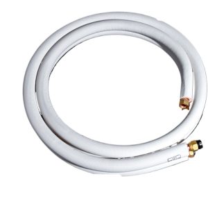 Embossed Copper HVAC Line Set (9.52*0.6+15.88*0.7) for 3 HP Air Conditioners - Universal Extended Copper Pipe for Outdoor AC Units