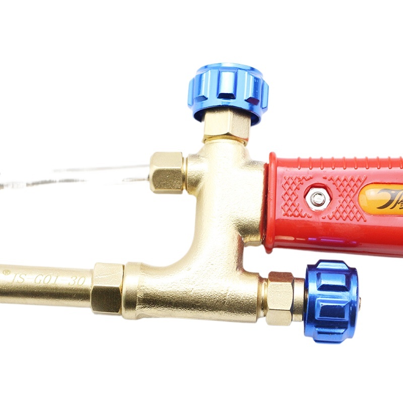 Anti-Backfire Suction G01-30 Cutting Torch for Oxygen Cutting, Full Brass & Stainless Steel Design - Image 3