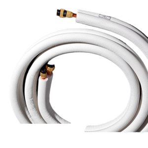 Universal AC Copper Pipe Extension Tube (6.35mm + 9.52mm) for 1HP HVAC Units, Pure Copper, Factory Customizable 3-30M Length