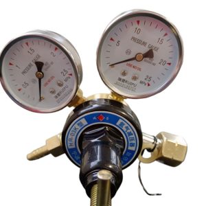 RUIPU HR-03K Hydrogen Gas Pressure Regulator for Cylinder | 25MPa Output, Single-Stage, Corrosion-Resistant Gauge