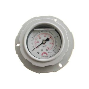 精艺仪表 PP Diaphragm Pressure Gauge Y60 4KG/60PSI 1/2PT for HVAC Pressure Systems
