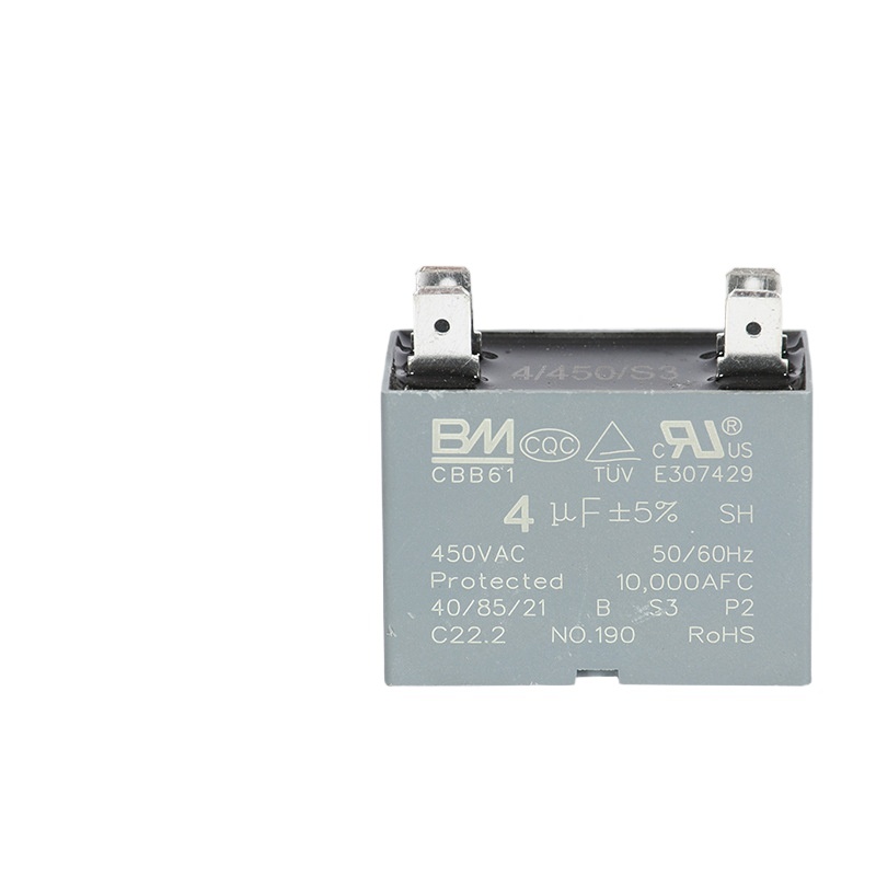 BM CBB61 Motor Run Capacitor 2.5uF 4uF 450V AC 50/60Hz for Air Conditioner Fan Motors - Image 2