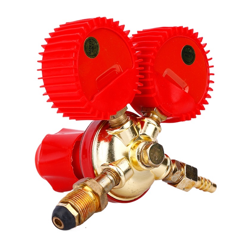 Shockproof Propane Pressure Reducer Regulator (0-0.25 MPa Primary, 0-2.5 MPa Secondary) for Propane Gas Tanks, Replaces YQW-02 Type Regulators - Image 2