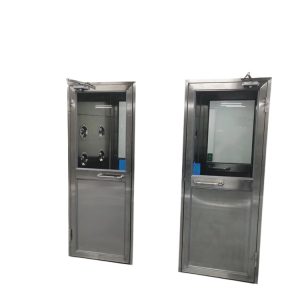 Cleanroom Air Shower Pass Box (Double-Person Double-Side Blow, Stainless Steel) for Purification Workshop Channels, Compatible with Yunfeng Purification Systems, Replaces YF-SL144