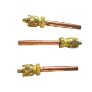 Refrigerant Charging Valve Copper Access Valve (67mm x 0.35mm) for HVAC Refrigeration