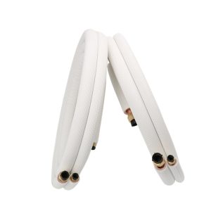 Durable Insulated Copper Tubing (6.35*0.6mm & 12.7*0.6mm) for HVAC Air Conditioner Systems, Flexible & Corrosion-Resistant