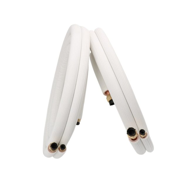 Durable Insulated Copper Tubing (6.35*0.6mm & 12.7*0.6mm) for HVAC Air Conditioner Systems, Flexible & Corrosion-Resistant