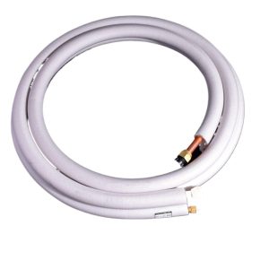 Copper Refrigeration Tube HVAC Line Set (9.52mm*0.6mm + 15.88mm*0.7mm) with Insulation for 3-30M Air Conditioner