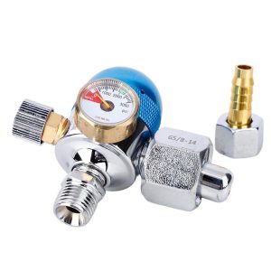 Impact-Resistant Oxygen Pressure Gauge Regulator G5/8-14 for Oxygen Cylinders
