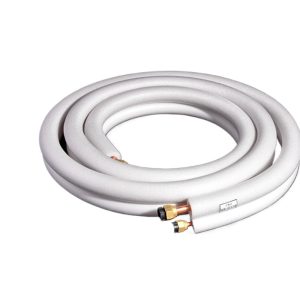 Purple Copper Air Conditioner Connecting Tube Line Set (6.35*0.6+9.52*0.6) for 1HP HVAC Systems