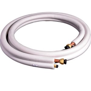 Copper Refrigeration Tube Insulation Kit (6.35mm OD and 15.88mm OD) for 3-30 Meter Air Conditioner Line Sets, Compatible with Mini Split HVAC Systems