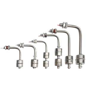 Stainless Steel L-Type Side Mount Float Switch Liquid Level Sensor (Multiple Lengths Available) for Water Tank, High Temperature