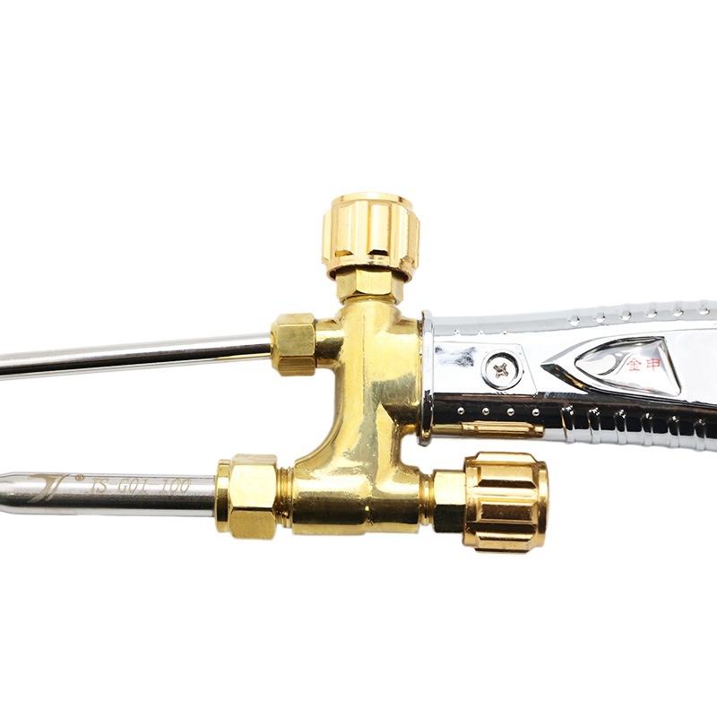 Acetylene Oxygen Cutting Torch G01-30 G01-100 Full Copper Stainless Steel All-in-One Extended Welding Tool for Metalworking - Image 3