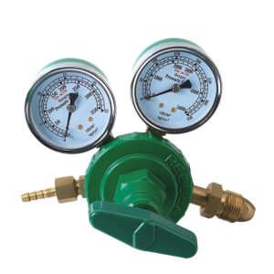 Welding Oxygen Regulator YAMATO Style Pressure Gauge for Oxygen Acetylene Propane, 0-25 lbf/in2, 0-40 l/min