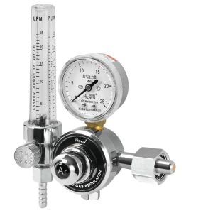 Provov Argon Gas Pressure Reducer Regulator with Flow Meter and Dual Gauge (25L)