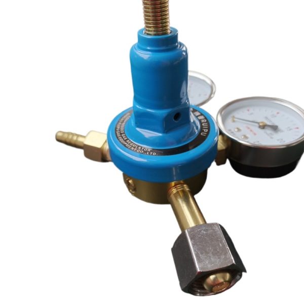 RUI-PU TR-03K CO2 Pressure Regulator Dual Gauge Carbon Dioxide Reducer without Flow Meter for Welding & Industrial Use - Image 2