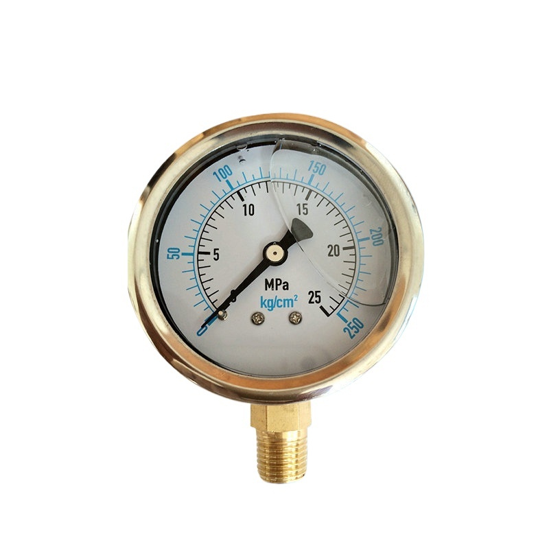 SONGLIN 63mm Radial Pressure Gauge 0-25 MPa (0-250 kg/cm²) for Hydraulic Systems, Replaces YN40/YN50/YN60 Type - Image 2