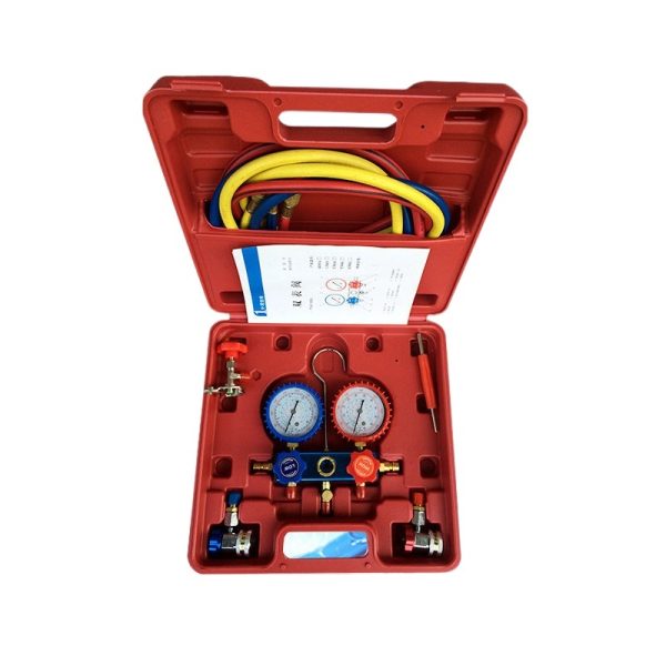 Professional R410A Dual Manifold Gauge Set (0-500PSI, 1.6 Accuracy) for HVAC AC Refrigerant Charging and Diagnostics for HVAC AC Refrigerant Charging and Diagnostics - รูปภาพ 2
