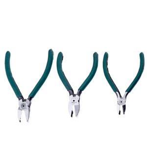 Chromium Vanadium Steel Mini Oblique Pliers (5-inch) with PVC Coated Handle for Mechanical, Auto, Home Appliance Repair, Factory Workshop