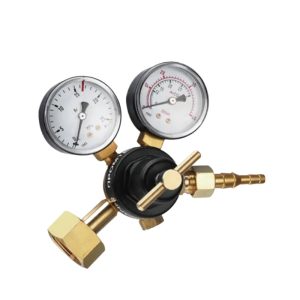 Oxygen Pressure Reducer (2.5-25 MPa) with Dual Gauges for HVAC Systems