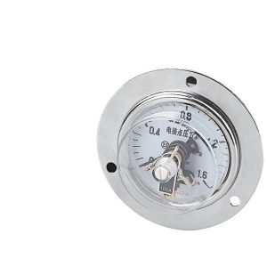 Electric Contact Pressure Gauge YX60ZT Axial 10VA (0-0.1 to 0-60 MPa, 2.5/1.6 Accuracy) for Hydraulic Oil, Water, Air Pressure Control