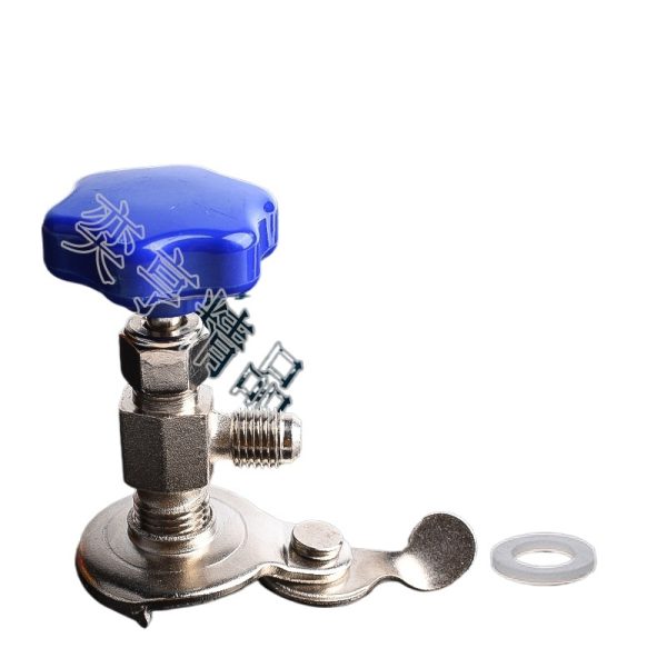 Universal R22 R134a Refrigerant Can Tap Valve CT338339 for AC Systems, Includes Gasket