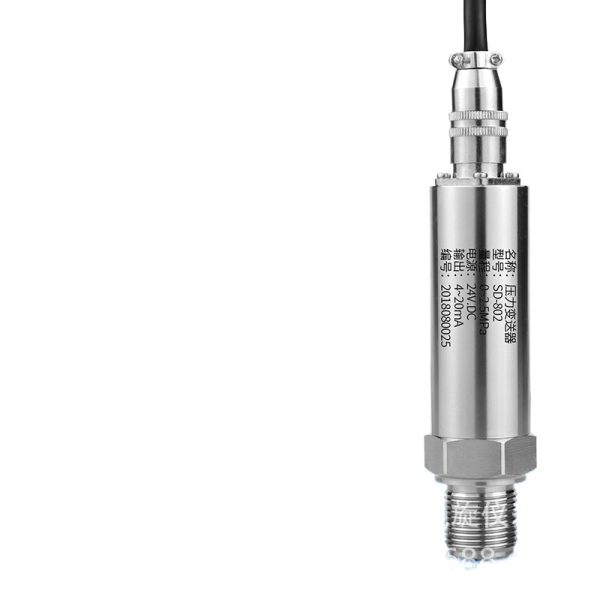 Diffused Silicon Pressure Transmitter (0-2.5MPa 4-20mA 24VDC, Model SD-802, Aviation Plug) for Water, Air, Oil Pressure Systems
