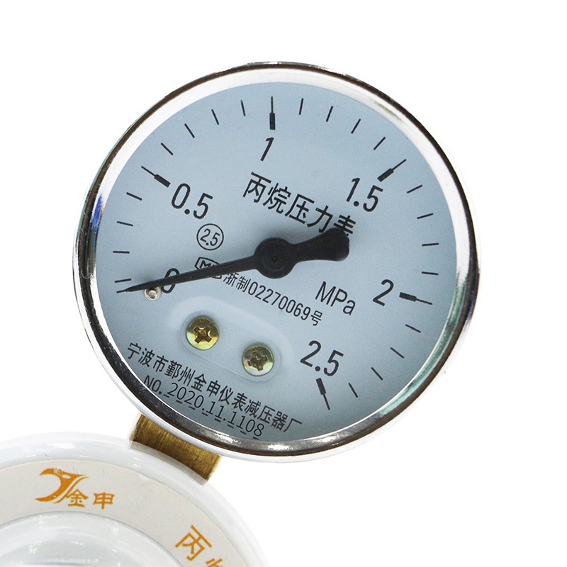 Propane Pressure Regulator YQW-3A Dual Gauge Gas LPG Regulator with Alloy Body and Stable Pressure Adjustment - Image 2