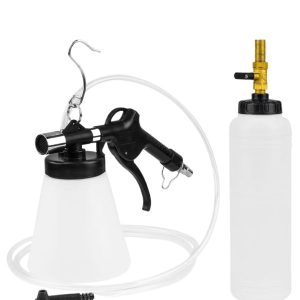 Pneumatic Brake Fluid Bleeder Tool with Filler & Auto Oil Extractor Pump for Brake Fluid Replacement
