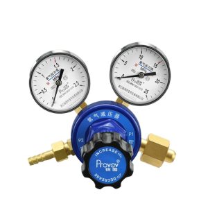 Provov Oxygen Pressure Regulator (0.25-25 MPa) All Copper Body Single Stage with Fine Adjustment for HVAC Systems Laboratory Use